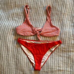 Eberjay two piece red bikini small